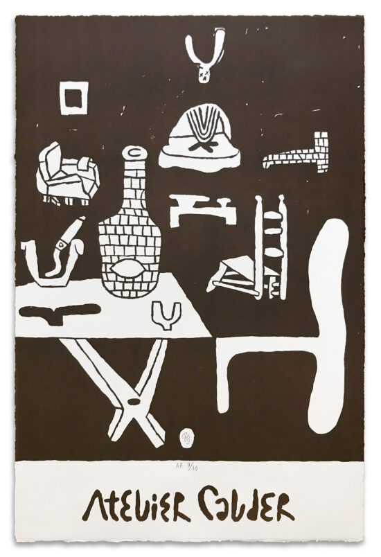Atelier Calder, 2019 lithographic print