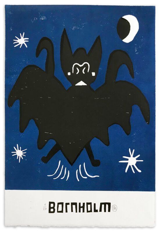 Bornholm, 2020 Wood & Linocut
