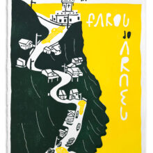 Farol de Arnel, 2019 Wood and Linocut