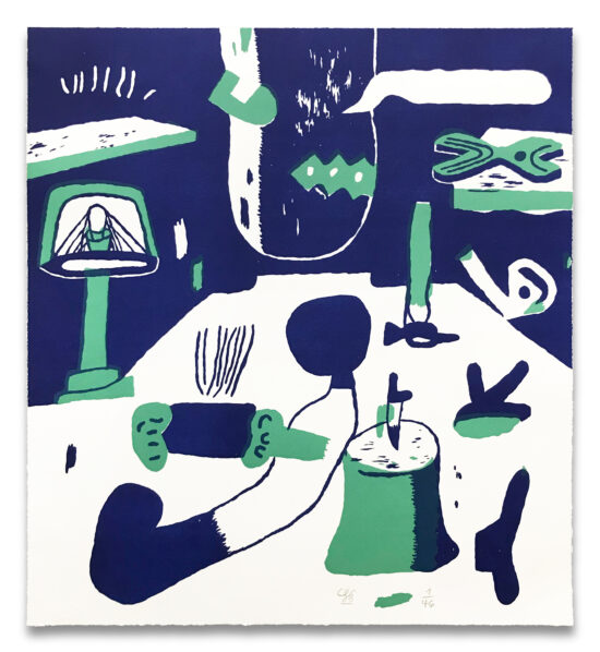 Gamer, 2021 lithography