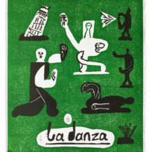 La Danza, 2021 Linocut