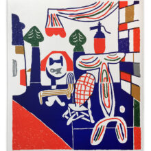 Le Dôme, 2018 lithography Paris