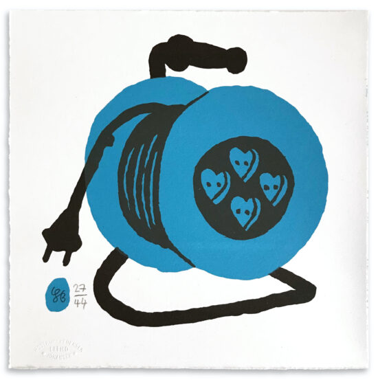 Love Wheel, 2021 Lithographic print