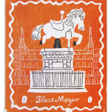 Plaza Mayor print by Søren Behncke, buy here