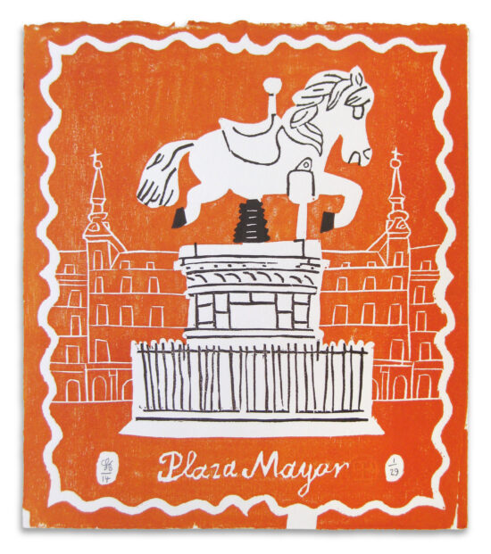 Plaza Mayor print by Søren Behncke, buy here
