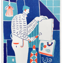 Rue du Tage, 2019 Atelier Clot version lithography Paris