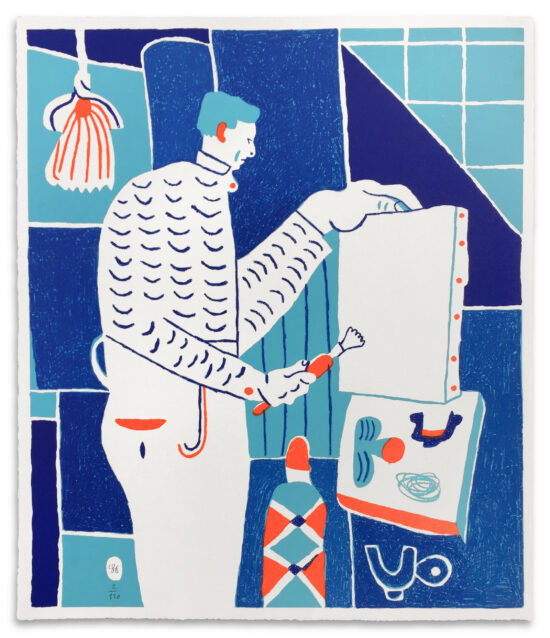 Rue du Tage, 2019 Atelier Clot version lithography Paris