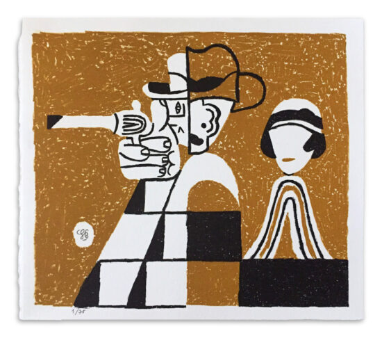 The Shooting Gallery, 2018 lithography