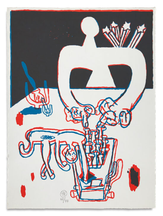 Albert Mertz, 2021 Lithographic print